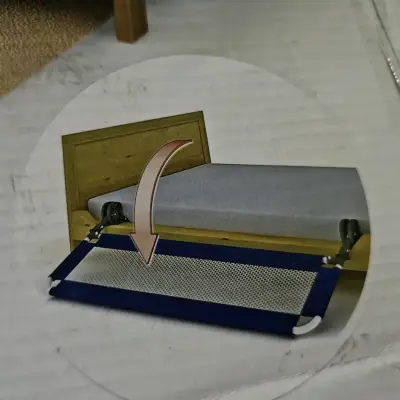 Baranda de seguridad para cama infantil - miniatura 2
