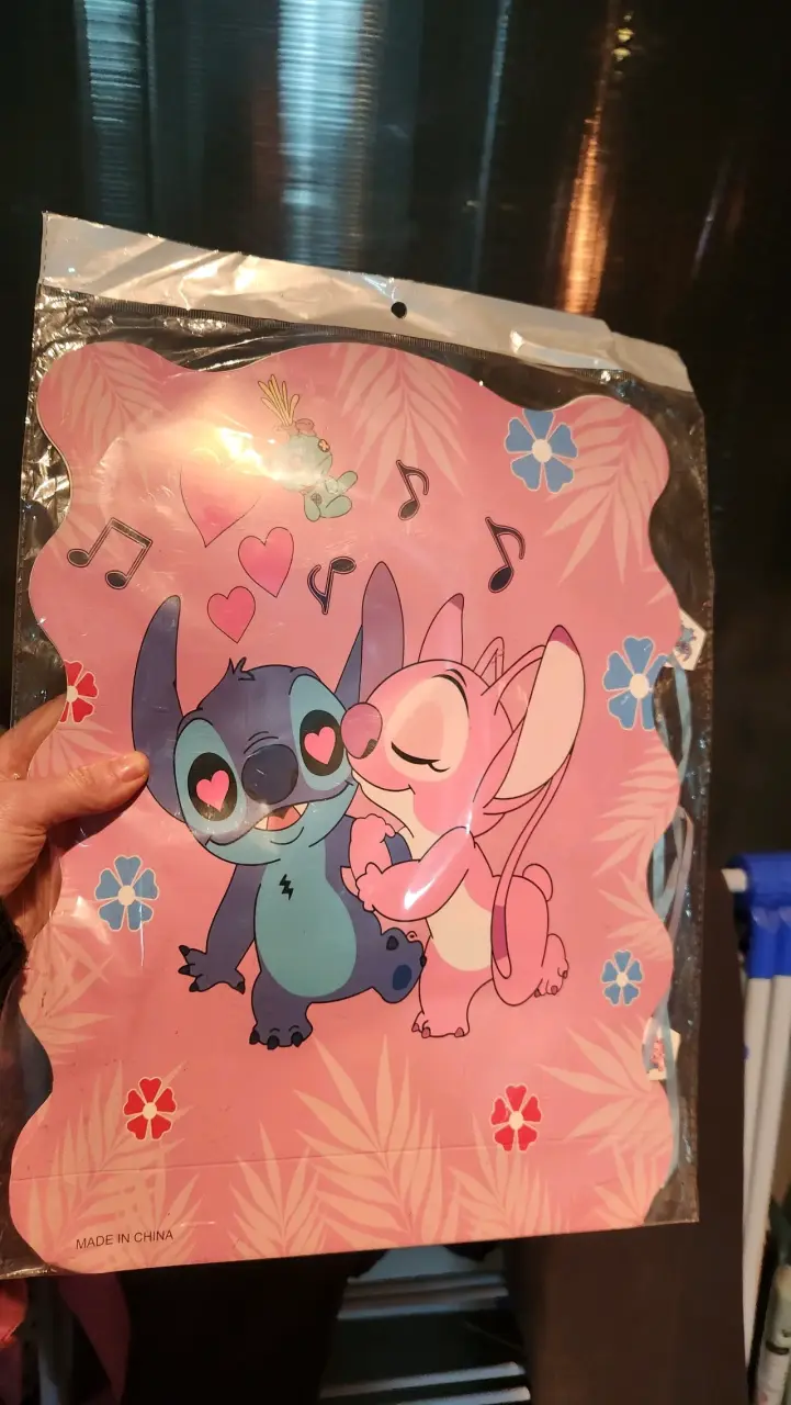 Piñata mediana de Stitch y Angel
