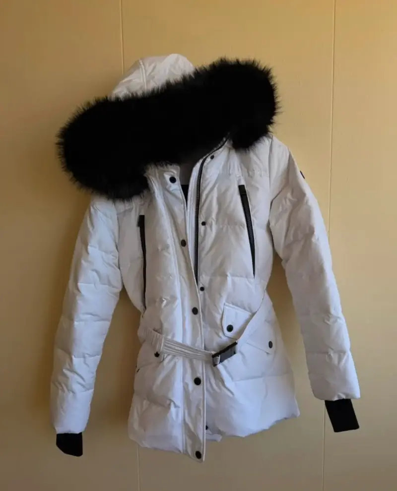 Parca Michael Kors blanca mujer talla M - 1