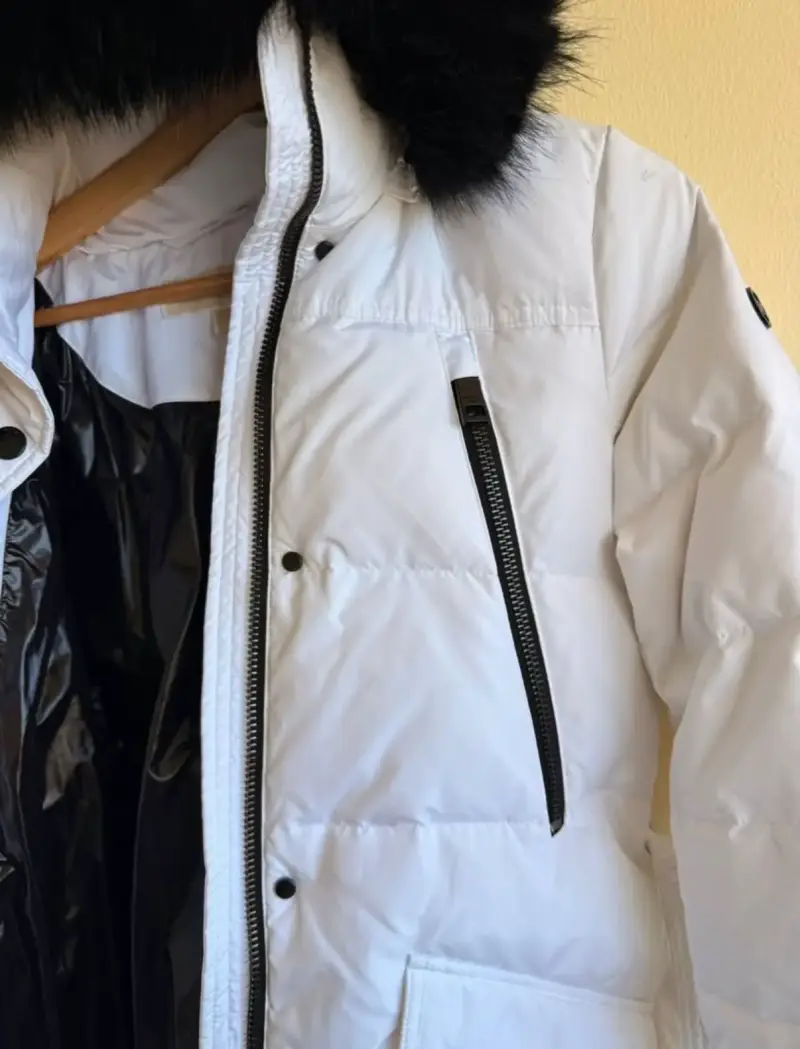 Parca Michael Kors blanca mujer talla M - 4