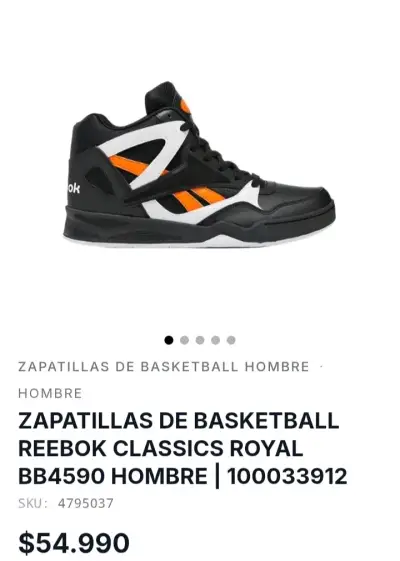 Zapatillas de basketball Reebok Classics Royal BB4590 - miniatura 1