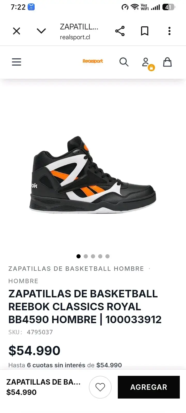 Zapatillas de basketball Reebok Classics Royal BB4590 - 2