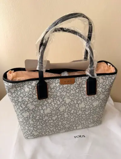 Bolso Tous estampado gris y blanco - miniatura 5