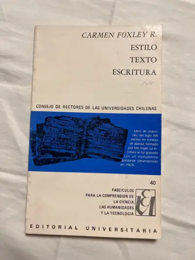 Libro 'Estilo, Texto, Escritura' de Carmen Foxley - miniatura 1