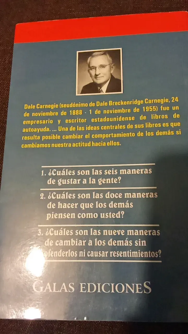 Libro Cómo ganar amigos Dale Carnegie - 2