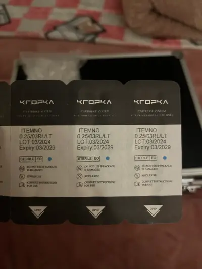 Maquina de tatuajes wireless pen rosada + insumos - miniatura 4