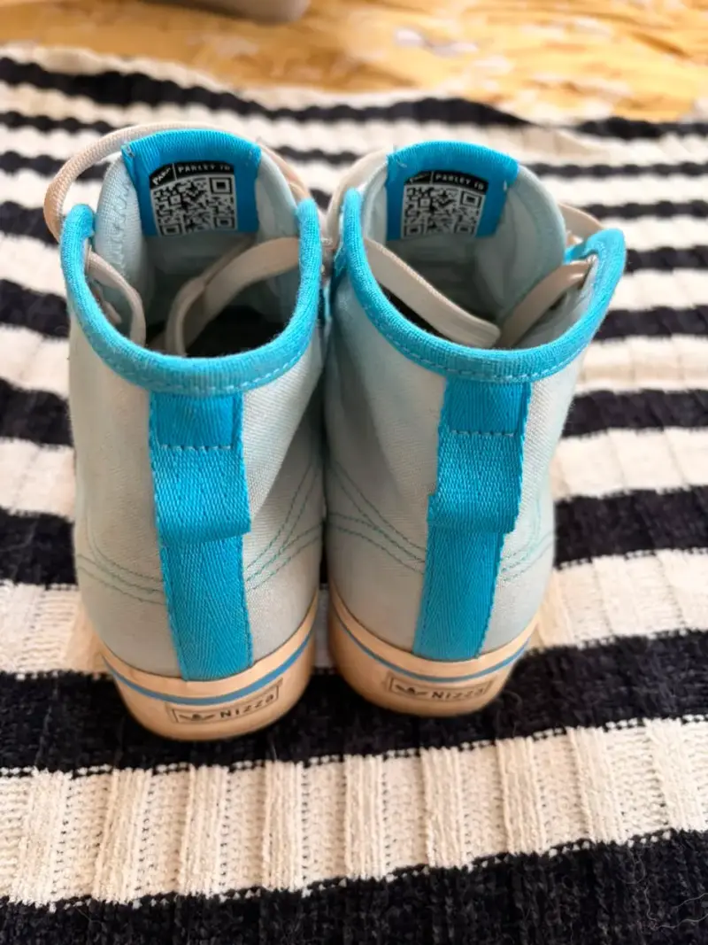 Zapatillas altas Adidas celestes talla 36 - 4