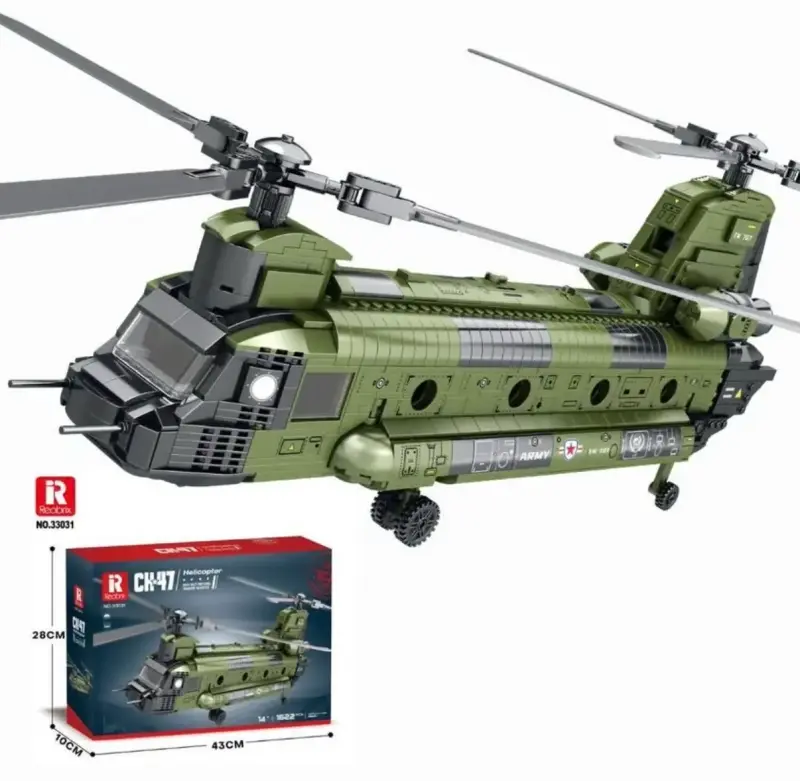 Helicóptero de bloques CH47 Reobrix - 3