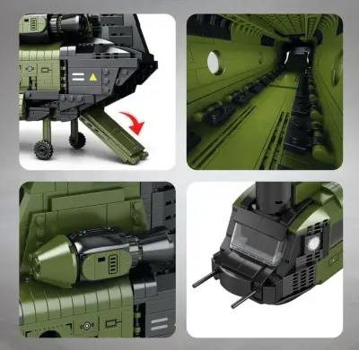 Helicóptero de bloques CH47 Reobrix - miniatura 4