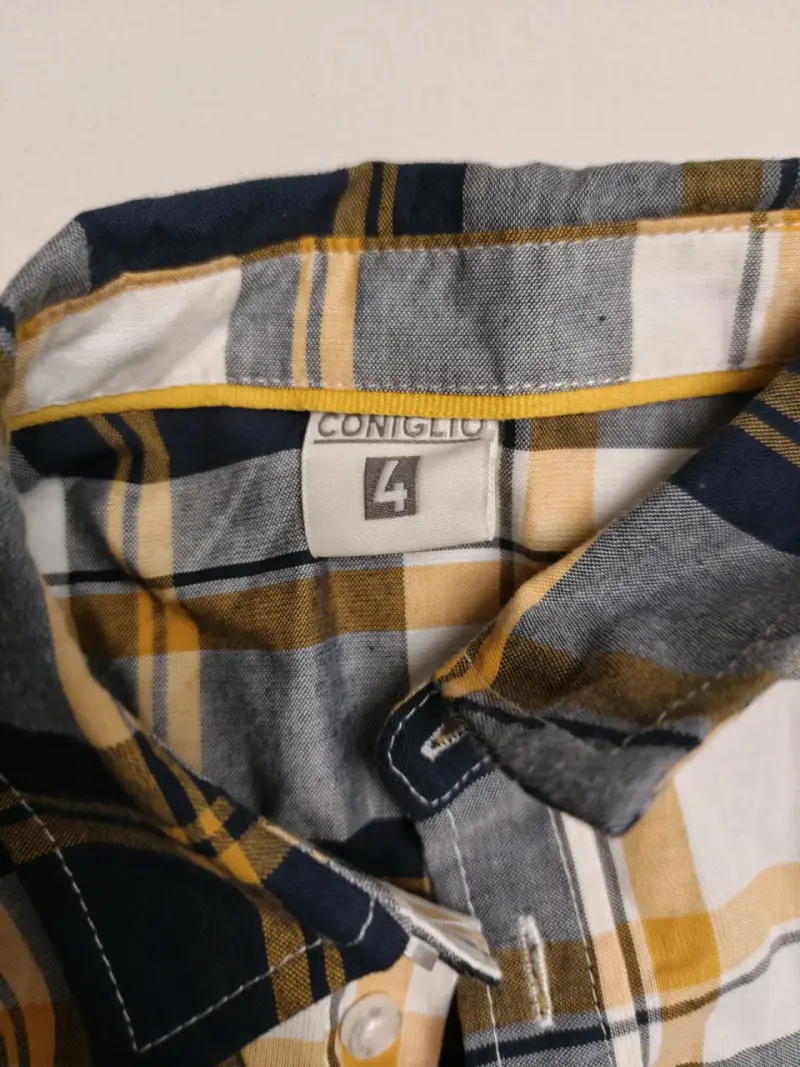 Camisa a cuadros para niño estilo casual - 2