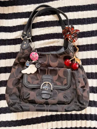 Bolso de mano Coach vintage excelente estado - miniatura 1