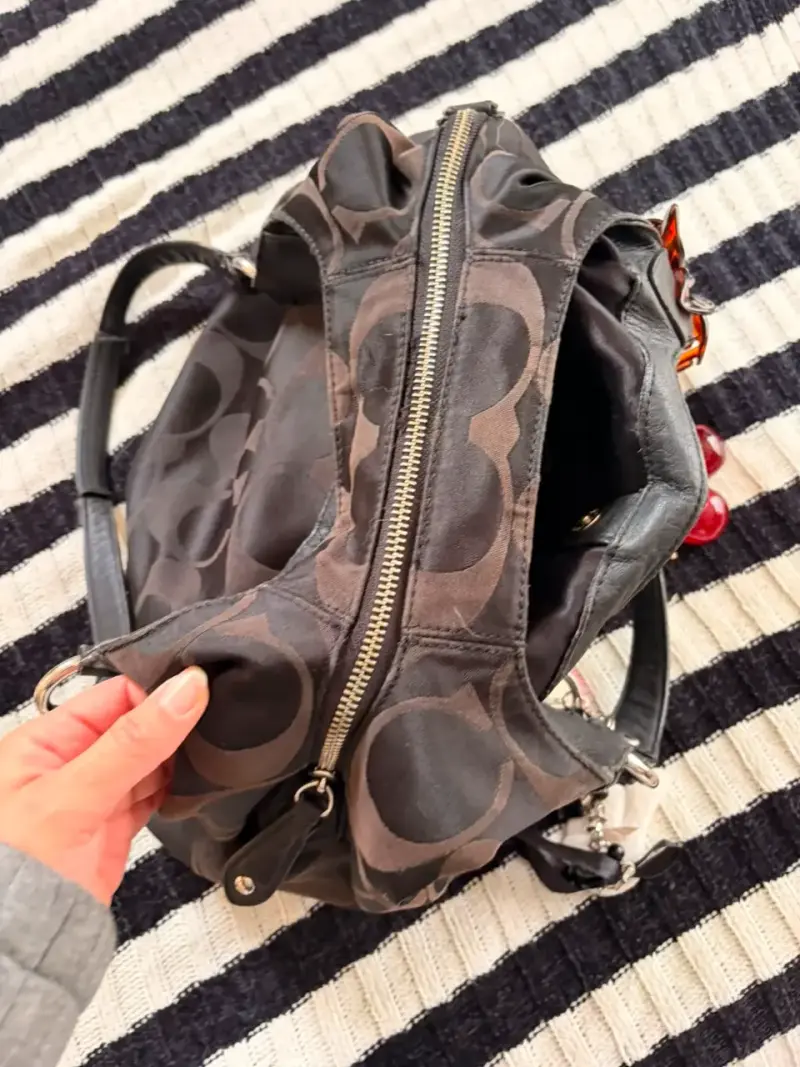 Bolso de mano Coach vintage excelente estado - 2