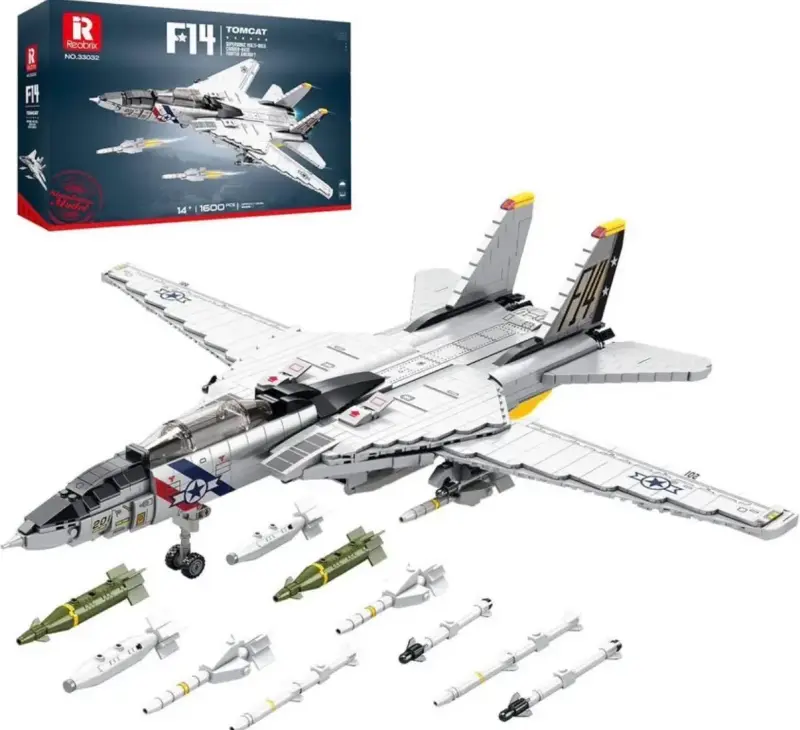 Set de construcción avión F14 Tomcat Reobrix - 1