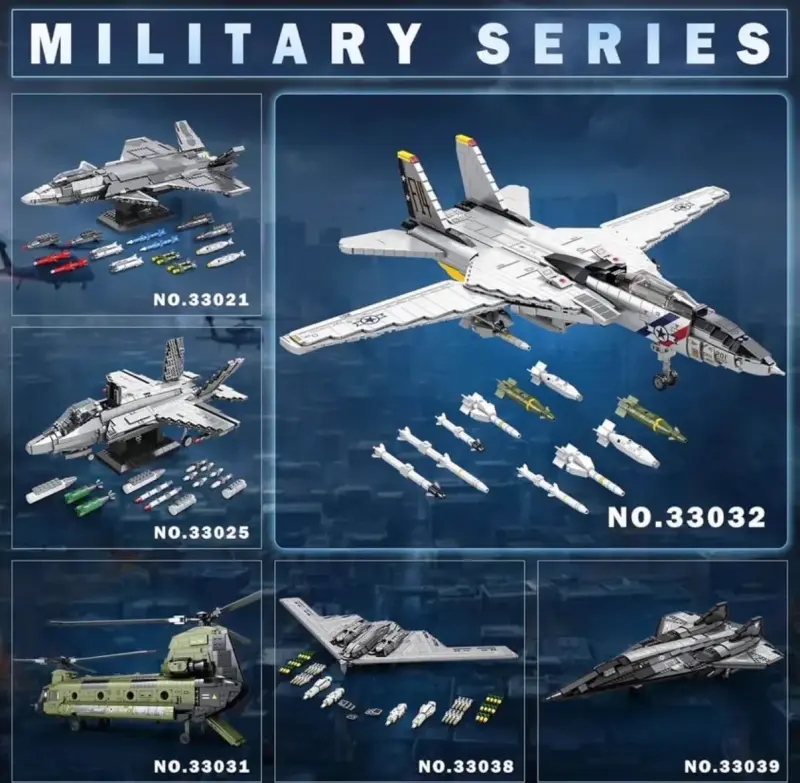 Set de construcción avión F14 Tomcat Reobrix - 3
