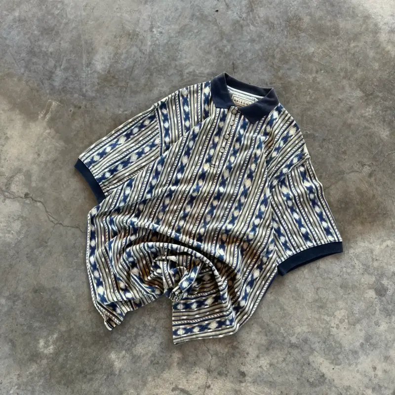 Polera vintage Arizona con diseño étnico - 2