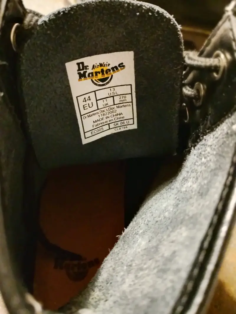 Botas negras de cuero Dr. Martens - 3