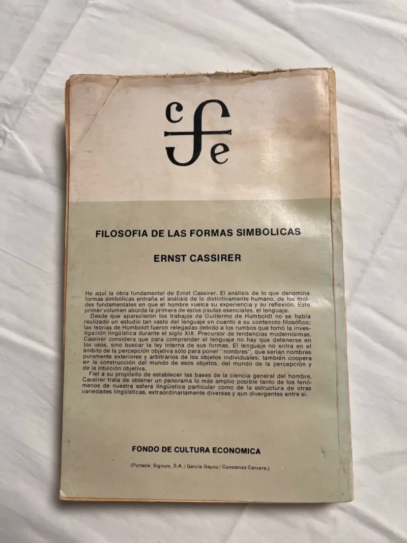 Filosofía de las Formas Simbólicas I, de Ernst C - 2