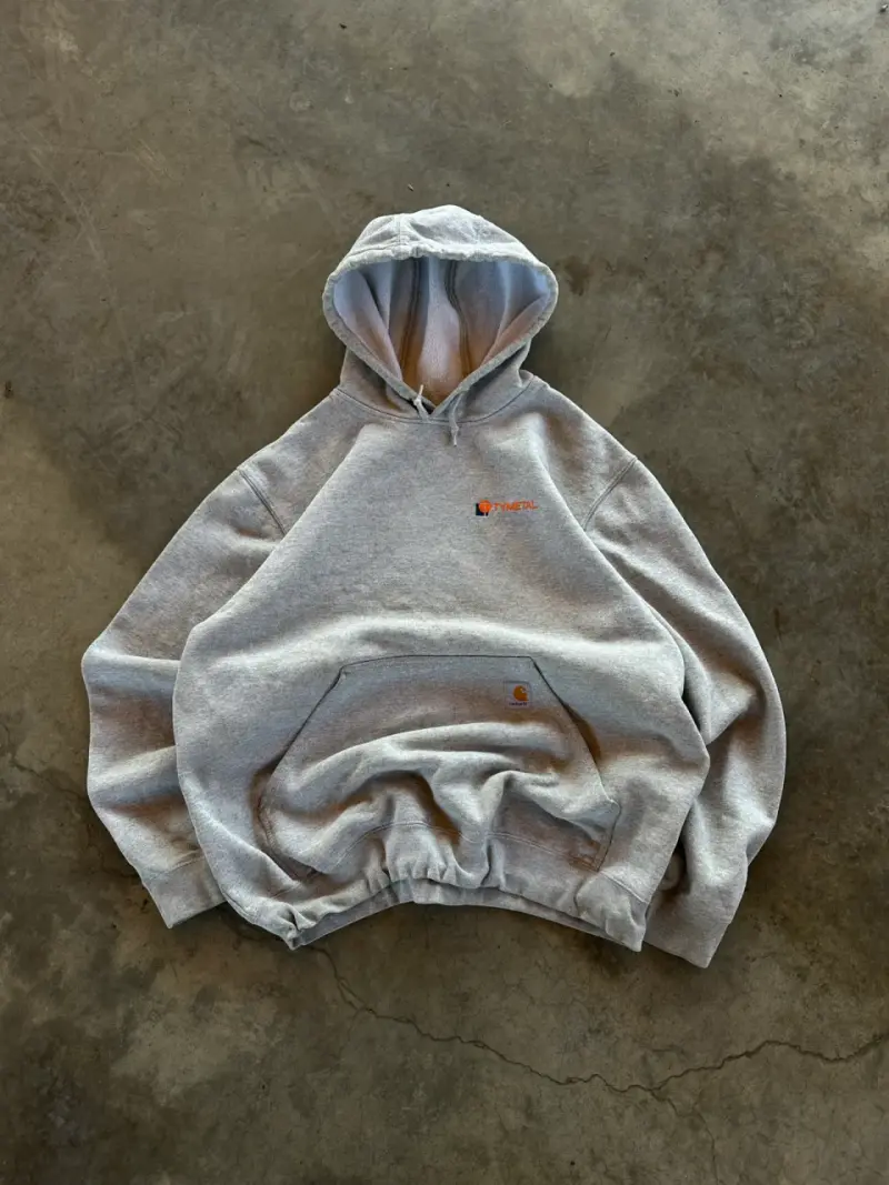 Polerón gris con capucha Carhartt