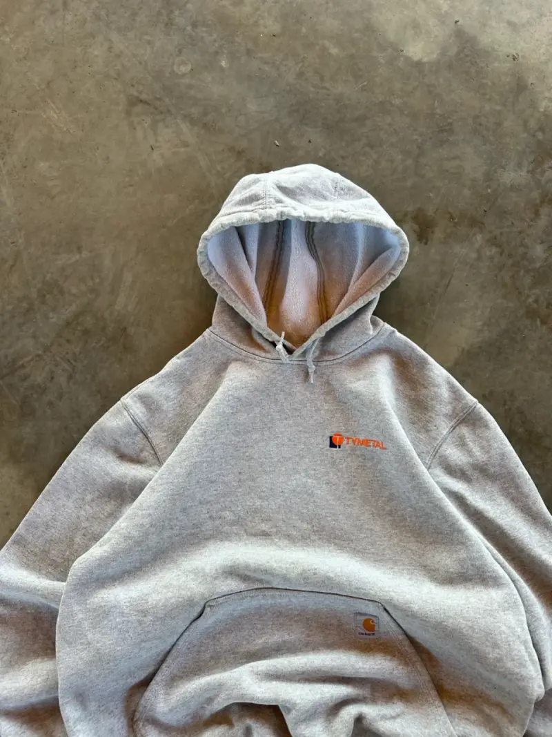Polerón gris con capucha Carhartt - 2