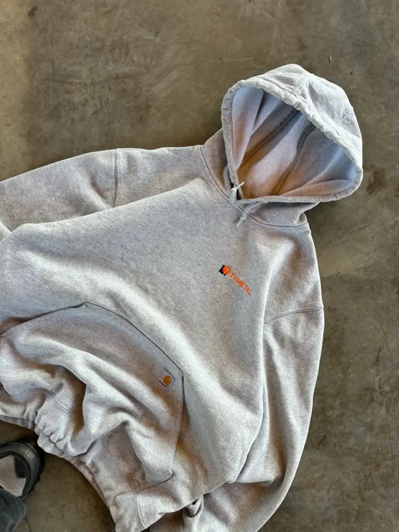 Polerón gris con capucha Carhartt - 3