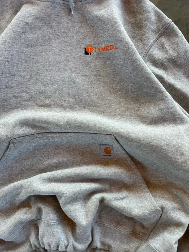 Polerón gris con capucha Carhartt - 4