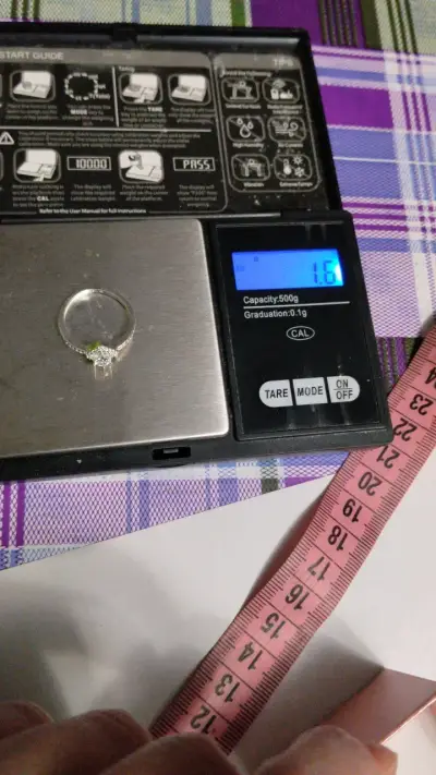Anillo de compromiso con diamante brillante - miniatura 6