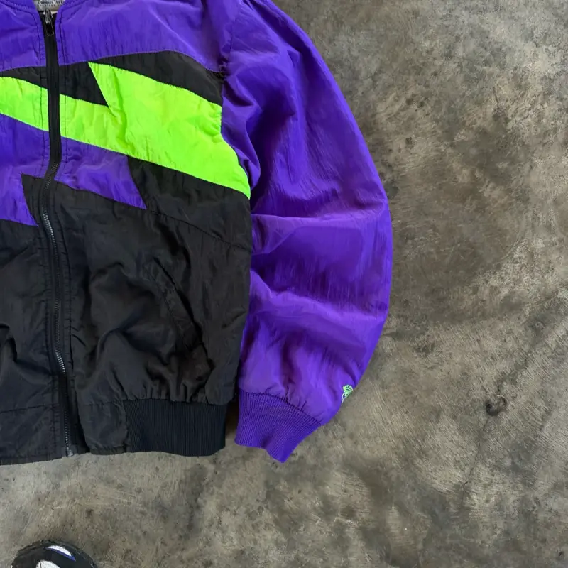 Chaqueta vintage Arctic Cat morada y negra - 4