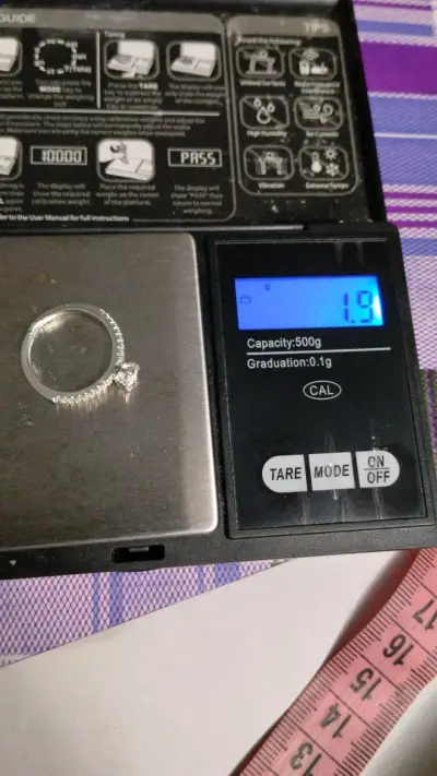 Anillo de compromiso con piedra brillante - miniatura 6