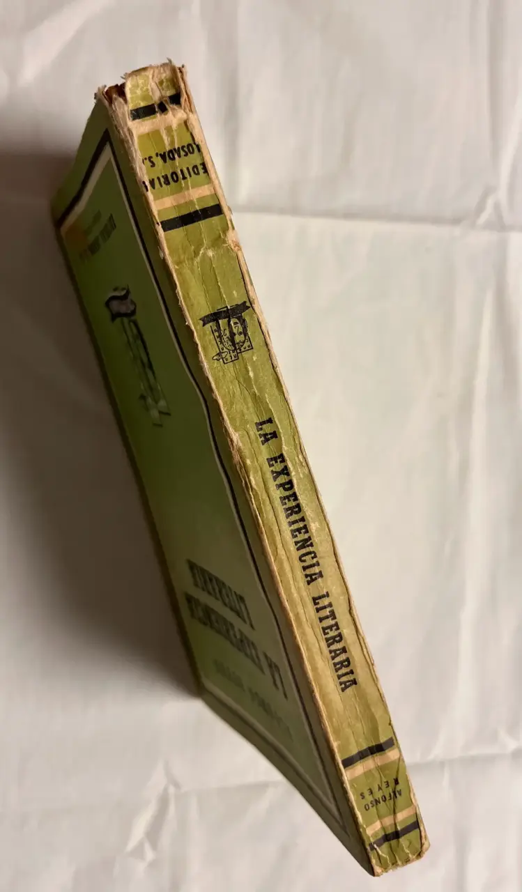 Libro 'La Experiencia Literaria' de Alfonso Reyes - 3