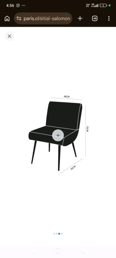 Sitial Salomón gris M+Design - miniatura 3