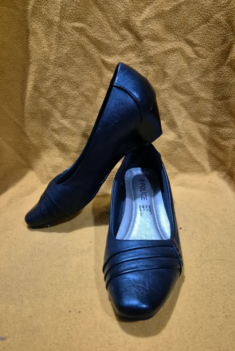 Zapatos de tacón bajo negros elegantes - 3