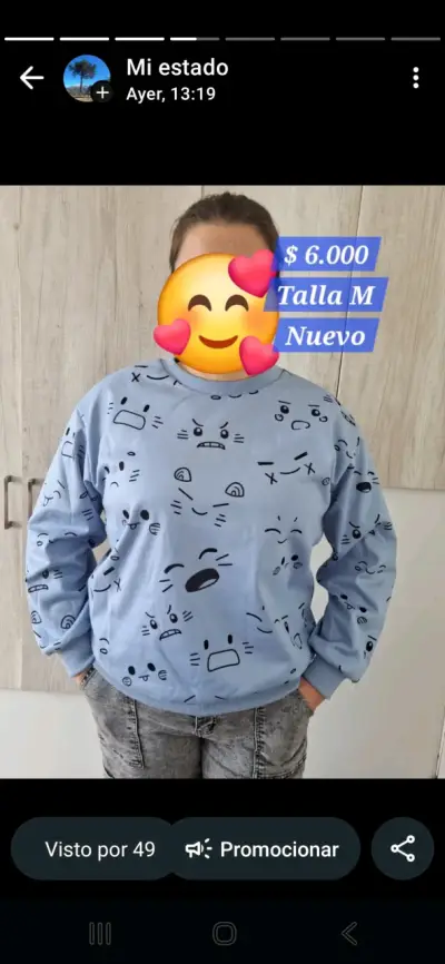 Polerón con capucha estampado leopardo rosa - miniatura 3