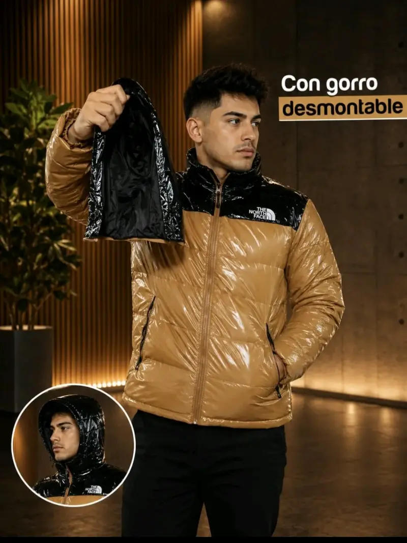 Chaqueta The North Face azul y negra ( IMITACIÓN) - 3