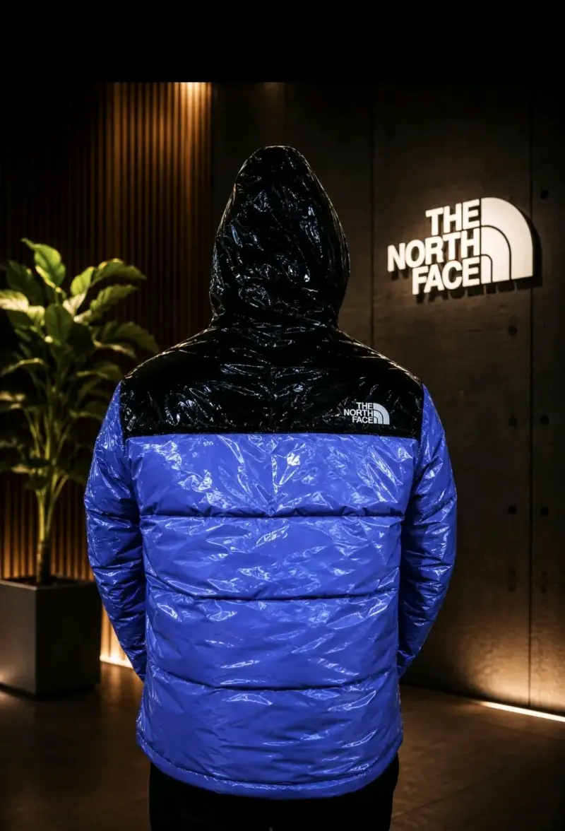 Chaqueta The North Face azul y negra ( IMITACIÓN) - 6