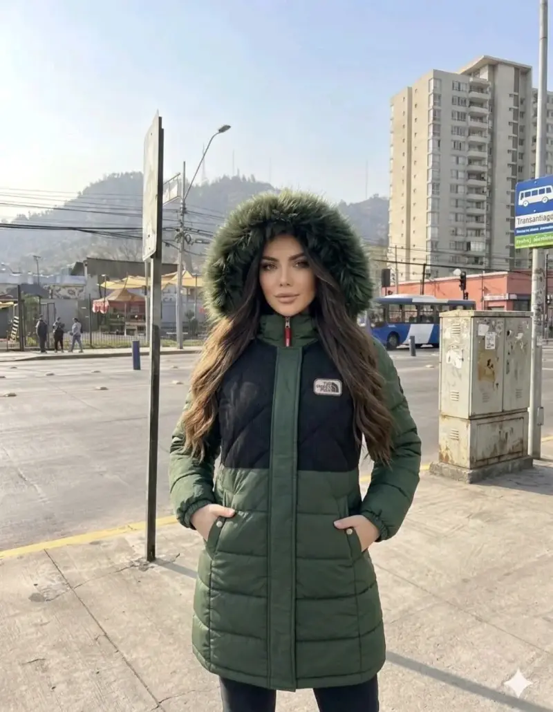 Abrigo negro con capucha de The North Face - 3