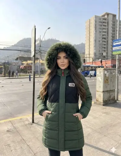 Abrigo negro con capucha de The North Face - miniatura 3