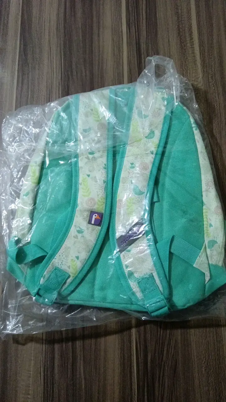 Mochila Goose estampada verde nueva - 2
