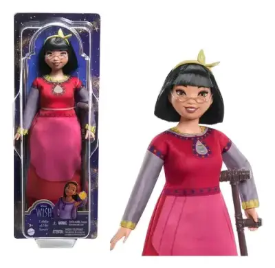 Muñeca Wish Disney con vestido rojo - miniatura 1