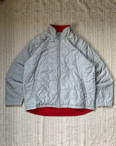 Chaqueta Nike Reversible - Rojo/Gris (MUJER) - miniatura 1