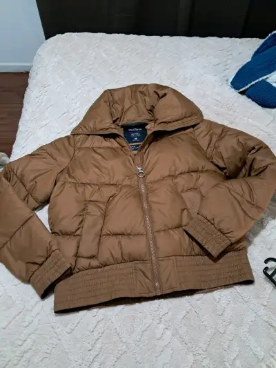 Chaqueta hollister  marrón para mujer talla M - miniatura 1