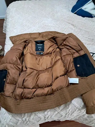 Chaqueta hollister  marrón para mujer talla M - miniatura 3