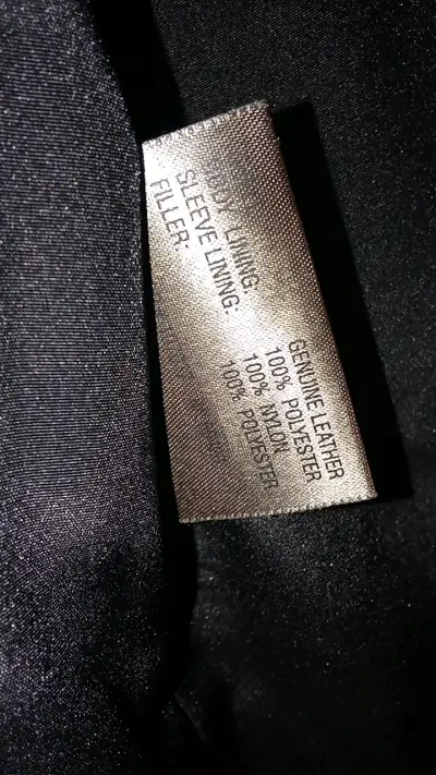 Chaqueta de cuero negra para hombre - miniatura 3