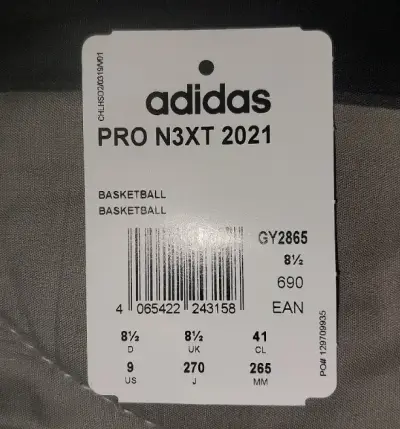 Zapatillas adidas De Basketball Pro N3xt 2021 Gy28 - miniatura 5