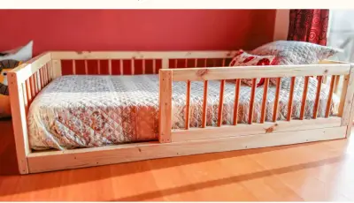 Cama infantil de madera estilo Montessori - miniatura 4