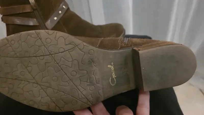 Botines de gamuza marrón Gacel - 1