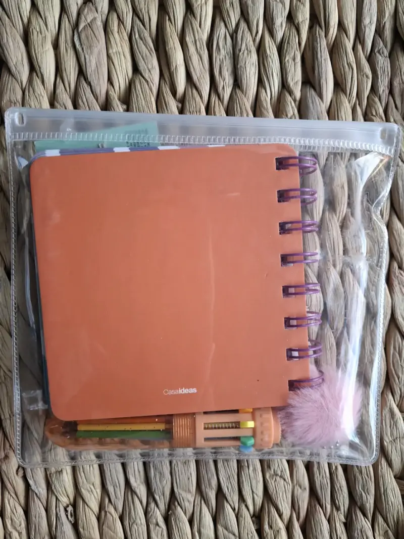 Set mini libreta y bolígrafo multicolor, Casaideas - 2