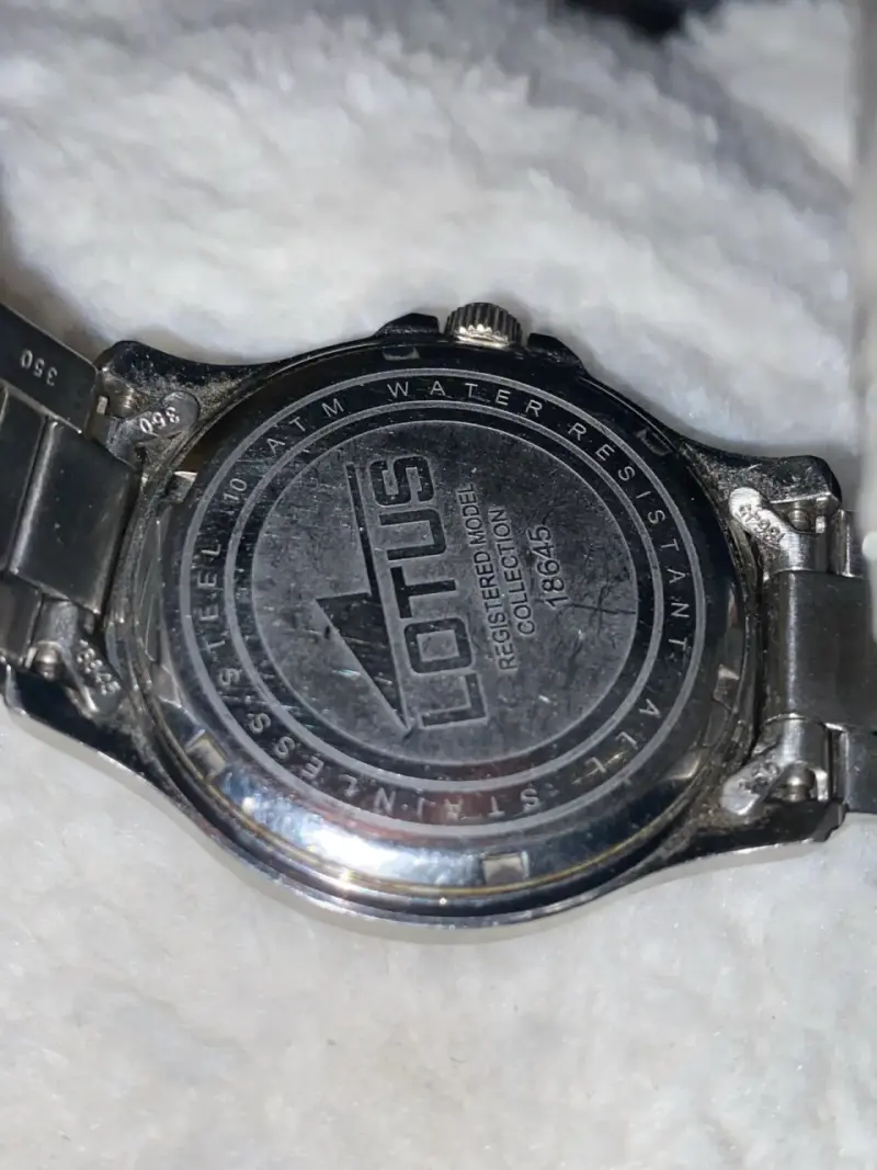 Reloj Lotus de acero inoxidable - 5