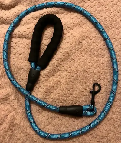 Correa para perro azul resistente - miniatura 1