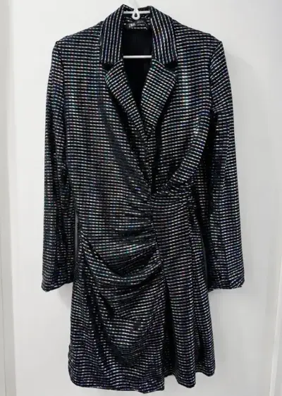 Vestido blazer de lentejuelas Zara - miniatura 1