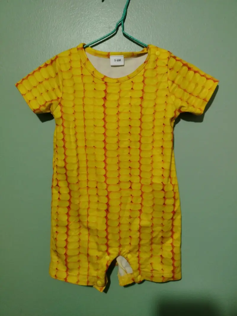 Enterito de bebé estampado de choclo 3-6M